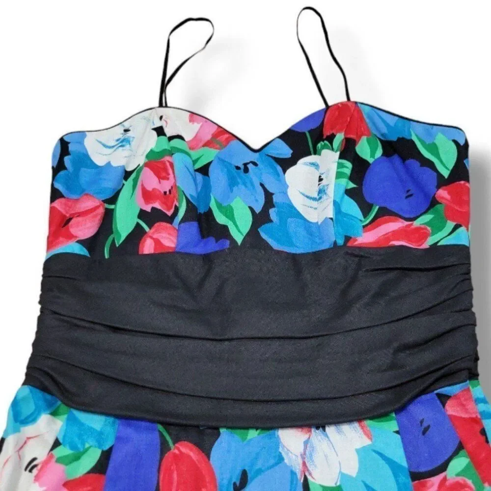 Vintage Darcy Dress Size 6 Womens Vintage Dress Floral Pencil Dress Union Made